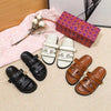 Women Flat Slides Sandals  Strap Casual Beach Shoes Summer Daily Wear Comfortable EU US Style